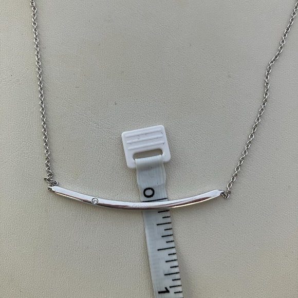 Lafonn CZ 925 Sterling Silveer necklace 17" - Picture 2 of 5